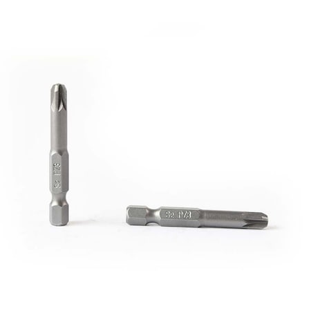 Superior Steel 3# Single End Pozidriv Screwdriver Bits - 2 Inch Long, PK 25 BZ203-25PK